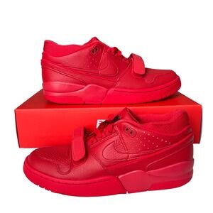 Nike Air Alpha Force 88 Billie Eilish Mens 9.5 Fire Red Leather Sneakers DZ6763